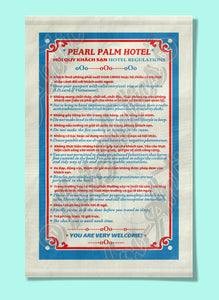 Hotel Rules Wall Hanging
