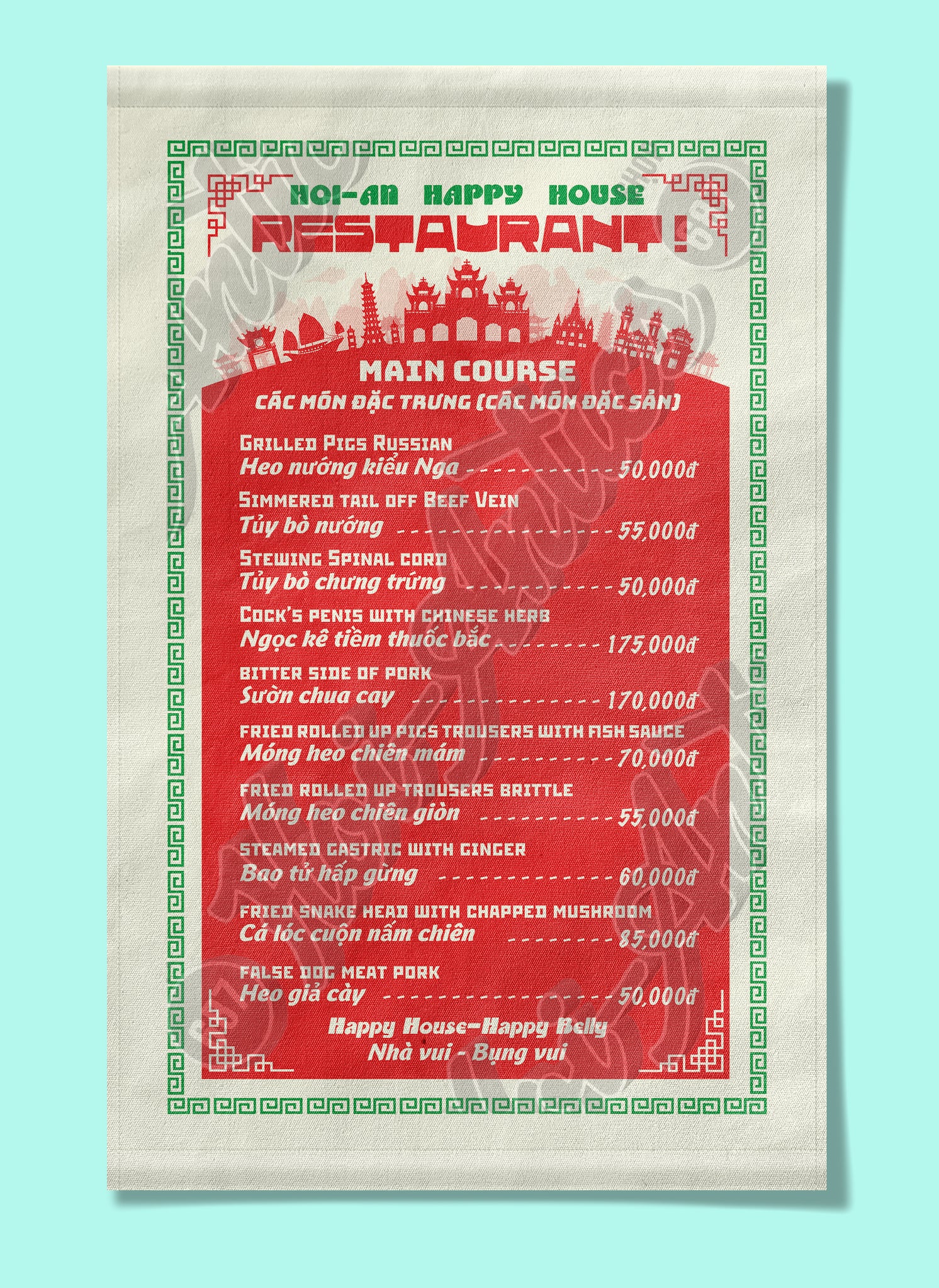Vietnamese Restaurant Menu