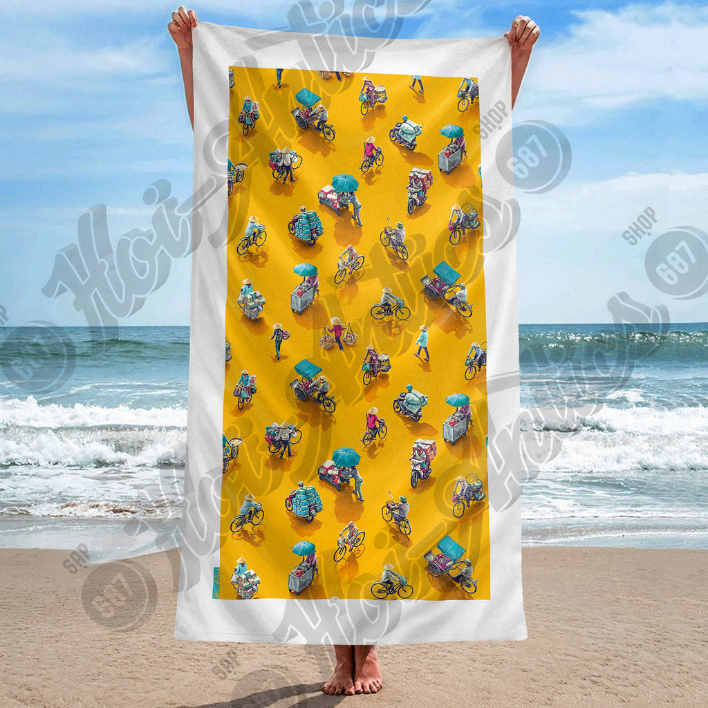 Yellow beach sales towels